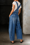 Elle | Barrel Denim Overalls