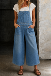 Indie | Wide Leg Suspender Jumpsuit