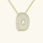 Bubble Initial Necklace