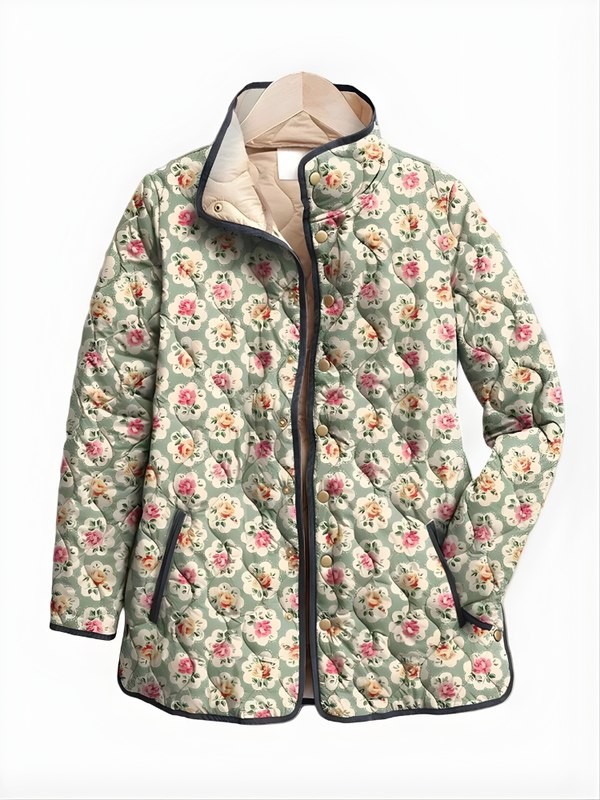 DIOR™ | Quilted Jacket with Vintage Floral Print
