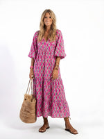 Gabriela | Elegant Tiered Midi Dress