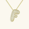 Bubble Initial Necklace