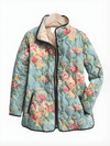 FINLEY™ | Quilted Printed Flower Jacket