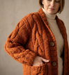 Alessia™ Elegant Cable Knit Coat