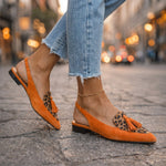 Dorotea™ Elegant Tassel Slingback Flats