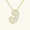 Bubble Initial Necklace
