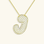 Bubble Initial Necklace
