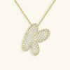 Bubble Initial Necklace