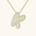 Bubble Initial Necklace