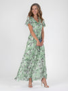 Mariam | Floral Chiffon Maxi Dress