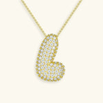 Bubble Initial Necklace