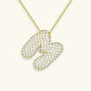 Bubble Initial Necklace