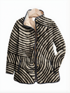 MARIAH™ | Quilted Jacket with Hand-Drawn Retro Circular Design