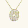 Bubble Initial Necklace