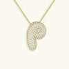 Bubble Initial Necklace