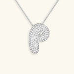 Bubble Initial Necklace