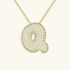 Bubble Initial Necklace