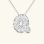 Bubble Initial Necklace
