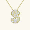 Bubble Initial Necklace