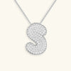 Bubble Initial Necklace