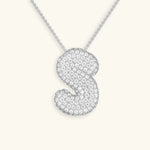 Bubble Initial Necklace