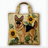 Sunflower Shepherd Charm | Handmade Quilted Tote