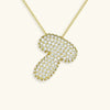 Bubble Initial Necklace
