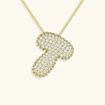 Bubble Initial Necklace