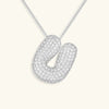 Bubble Initial Necklace