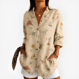 Vintage Meadow Floral Blouse