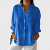 Modern Blue Stripe Blouse
