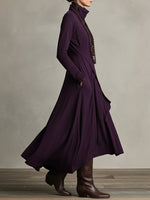 Arielle™ Vintage Asymmetrical Turtleneck Dress