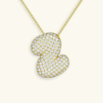 Bubble Initial Necklace
