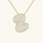 Bubble Initial Necklace