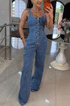 Cassandra | Denim Jumpsuit