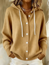 Bella Cozy Hooded Knit Cardigan