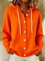 Bella Cozy Hooded Knit Cardigan