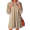 Layla™ Classic Soft Washed Denim Puff Sleeve Dress