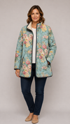 FINLEY™ | Quilted Printed Flower Jacket