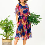 Halle™ Comfortable Belly Coverage Chiffon Dress