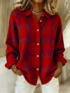 Salome™ Cloud-Soft Plaid Button-Up