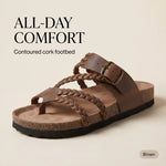 Leah™ Braided Cork Comfort Sandals