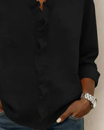 Lottie™ Ruffle V-Neck Blouse
