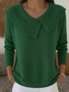 Yareli Elegant Collar Knit Jumper