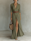 Camille™ Linen Blend Maxi Dress