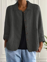Kyra™ | Relaxed Button Blouse