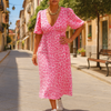 Zahra™ V-Neck Maxi Dress