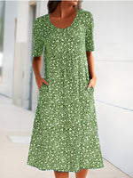 Qahira™  Casual Round Neck Dress