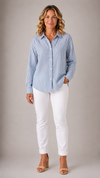 Louise Effortless Striped Knit Cardigan