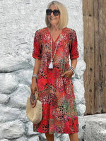 Maya™ Vibrant Midi Dress